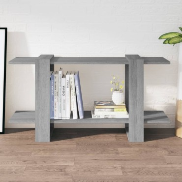 vidaXL Βιβλιοθήκη Ραφιέρα Γκρι Sonoma 100x30x51cm Επεξεργασμένο Ξύλο 1 τεμ.