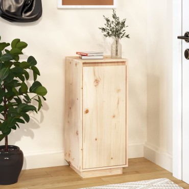 vidaXL Παπουτσοθήκη 35x35x80cm από Μασίφ Ξύλο Πεύκου