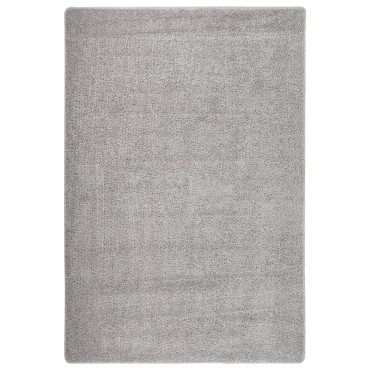 vidaXL Χαλί Shaggy Αντιολισθητικό Ανοιχτό Γκρι 140x200cm