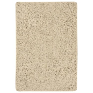 vidaXL Χαλί Shaggy Αντιολισθητικό Κρεμ 160x230cm