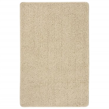 vidaXL Χαλί Shaggy Αντιολισθητικό Κρεμ 200x290cm