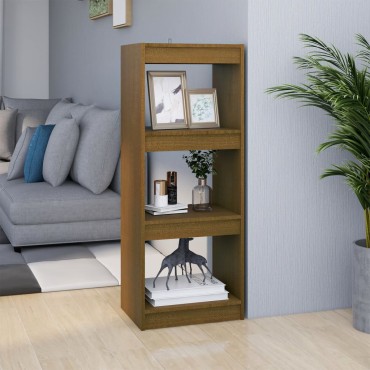 vidaXL Βιβλιοθήκη/Διαχωριστικό Χώρου Μελί 40x30x103,5cm Ξύλο Πεύκου 1 τεμ.