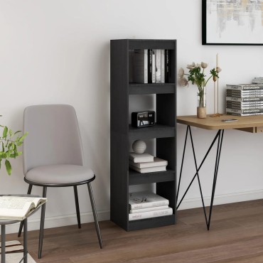 vidaXL Βιβλιοθήκη/Διαχωριστικό Χώρου Γκρι 40x30x135,5cm Ξύλο Πεύκου 1 τεμ.