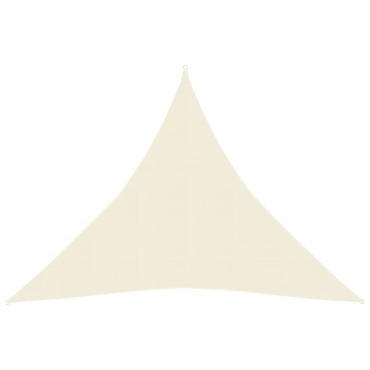 vidaXL Πανί Σκίασης Κρεμ 4,5 x 4,5 x 4,5 μ. από HDPE 160 γρ./μ²