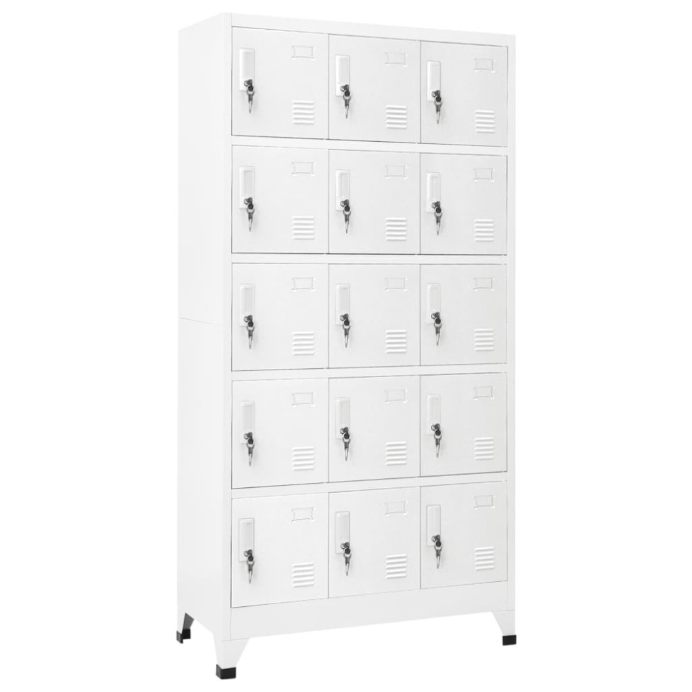 vidaXL Φοριαμός Ανοιχτό Γκρι 90x40x180cm Ατσάλινος 1 τεμ.