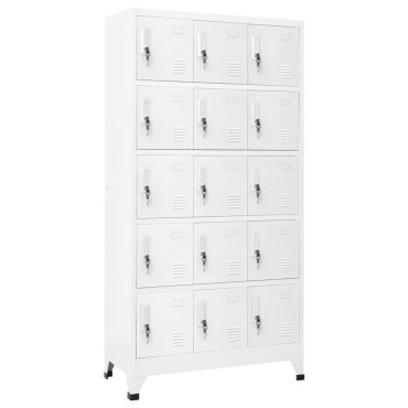 vidaXL Φοριαμός Ανοιχτό Γκρι 90x40x180cm Ατσάλινος 1 τεμ.