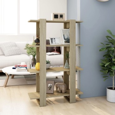 vidaXL Βιβλιοθήκη/Διαχωριστικό Χώρου Sonoma Δρυς 80x30x123,5cm 1 τεμ.