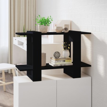 vidaXL Βιβλιοθήκη/Διαχωριστικό Χώρου Μαύρο 80x30x51cm 1 τεμ.