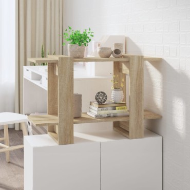 vidaXL Βιβλιοθήκη/Διαχωριστικό Χώρου Sonoma Δρυς 80x30x51cm 1 τεμ.