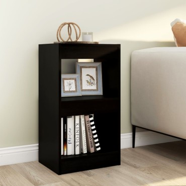 vidaXL Βιβλιοθήκη/Διαχωριστικό Χώρου Μαύρο 40x30x72cm 1 τεμ.