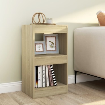 vidaXL Βιβλιοθήκη/Διαχωριστικό Χώρου Sonoma Δρυς 40x30x72cm 1 τεμ.