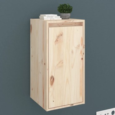 vidaXL Ντουλάπι Τοίχου 30x30x60cm από Μασίφ Ξύλο Πεύκου 1 τεμ.