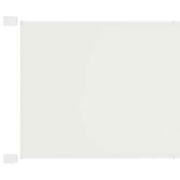 vidaXL Τέντα Κάθετη Λευκή 140 x 270 εκ. από Ύφασμα Oxford