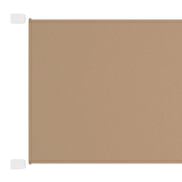 vidaXL Τέντα Κάθετη Taupe 100 x 420 εκ. από Ύφασμα Oxford