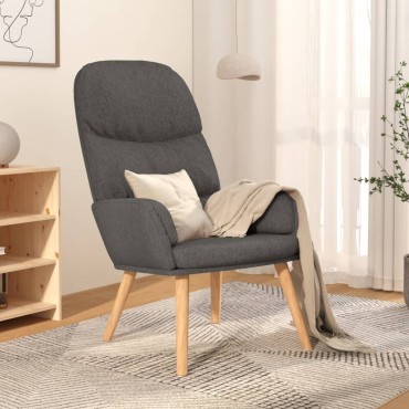 vidaXL Πολυθρόνα Relax Ανοιχτό Γκρι Υφασμάτινη 70x77x98cm 1 τεμ.