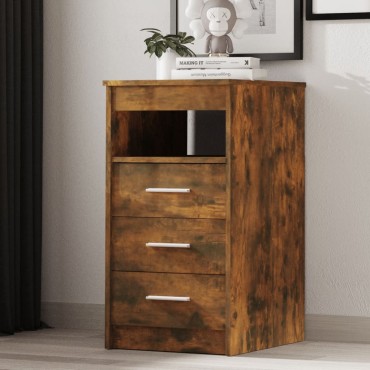 vidaXL Συρταριέρα Καπνιστή Δρυς 40x50x76cm από Επεξεργασμένο Ξύλο 1 τεμ.