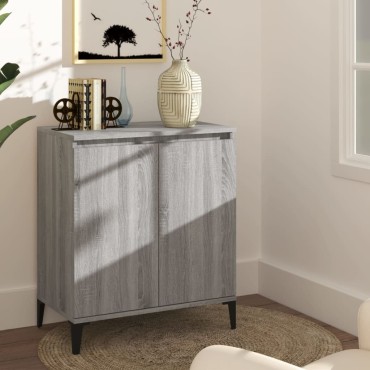 vidaXL Ντουλάπι Γκρι Sonoma 60x35x70cm από Επεξεργασμένο Ξύλο 1 τεμ.