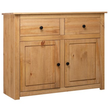 vidaXL Μπουφές 93x40x80cm από Μασίφ Ξύλο Πεύκου Σειρά Panama 1 τεμ.
