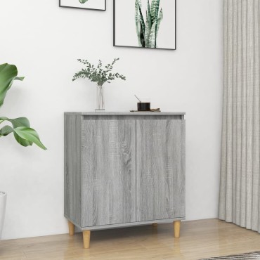 vidaXL Ντουλάπι Γκρι Sonoma 60x35x70cm από Επεξεργασμένο Ξύλο 1 τεμ.