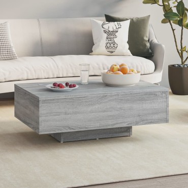 vidaXL Τραπεζάκι Σαλονιού Γκρι Sonoma 85x55x31cm Επεξεργασμένο Ξύλο 1 τεμ.