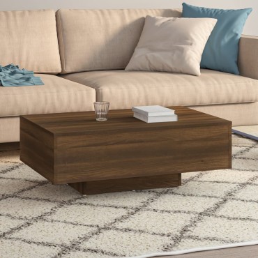 vidaXL Τραπεζάκι Σαλονιού Καφέ Δρυς 85x55x31cm Επεξεργασμένο Ξύλο 1 τεμ.