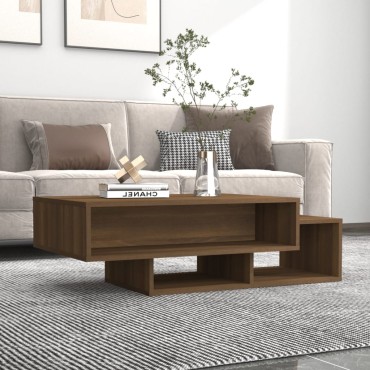 vidaXL Τραπεζάκι Σαλονιού Καφέ Δρυς 105x55x32cm Επεξεργασμένο Ξύλο 1 τεμ.