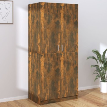 vidaXL Ντουλάπα Καπνιστή Δρυς 80x52x180cm από Επεξεργασμένο Ξύλο 1 τεμ.