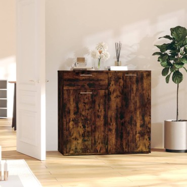 vidaXL Ντουλάπι Καπνιστή Δρυς 80x36x75cm Επεξεργασμένο Ξύλο 1 τεμ.