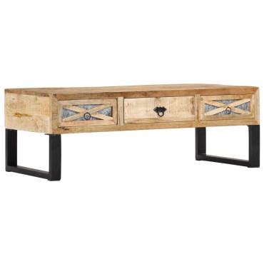vidaXL Τραπεζάκι Σαλονιού 110x50x38cm από Μασίφ Ξύλο Μάνγκο 1 τεμ.