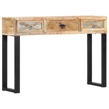 vidaXL Τραπέζι Κονσόλα 110x30x76cm από Μασίφ Ξύλο Μάνγκο 1 τεμ.