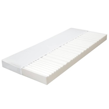 vidaXL Στρώμα με 7 Ζώνες 160x200cm/10cm Αφρός Πολυουρεθάνης H2 H3 1 τεμ. - Διπλό