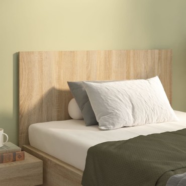 vidaXL Κεφαλάρι Κρεβατιού Sonoma Δρυς 120x1,5x80cm Επεξεργ. Ξύλο 1 τεμ.