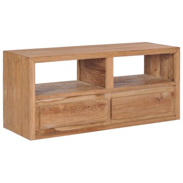 vidaXL Έπιπλο Τηλεόρασης 90x30x40cm από Μασίφ Ξύλο Teak