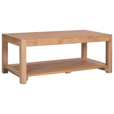 vidaXL Τραπεζάκι Σαλονιού 100x50x40cm από Μασίφ Ξύλο Teak 1 τεμ.
