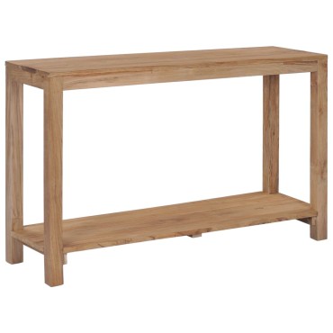 vidaXL Τραπέζι Κονσόλα 120x35x75cm από Μασίφ Ξύλο Teak 1 τεμ.