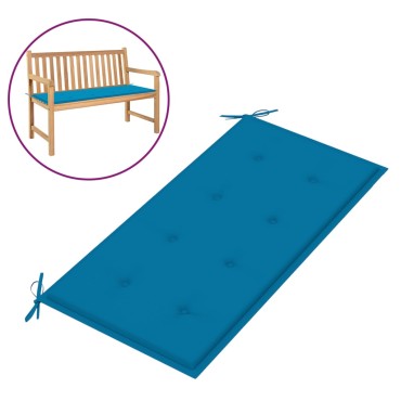 vidaXL Μαξιλάρι Πάγκου Κήπου Μπλε 100x50x3cm Ύφασμα Oxford