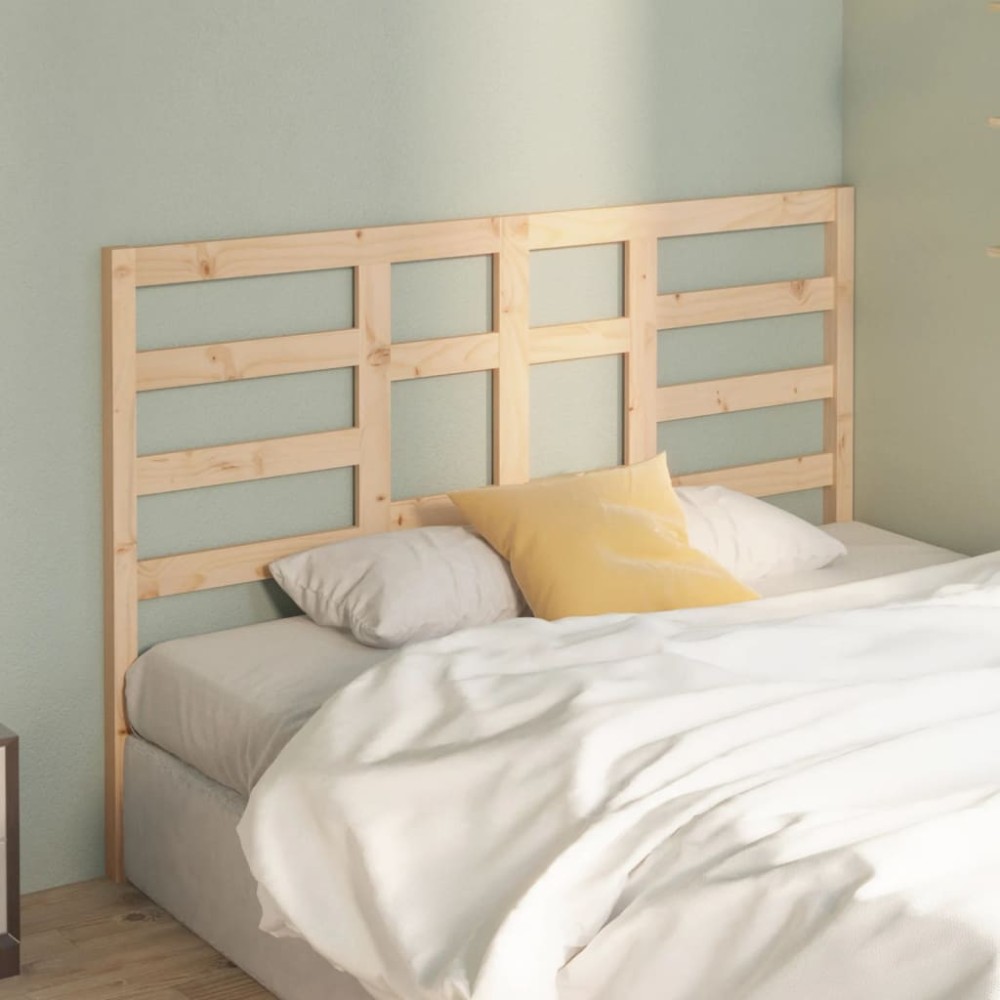 vidaXL Κεφαλάρι Κρεβατιού 186x4x104cm από Μασίφ Ξύλο Πεύκου 1 τεμ.