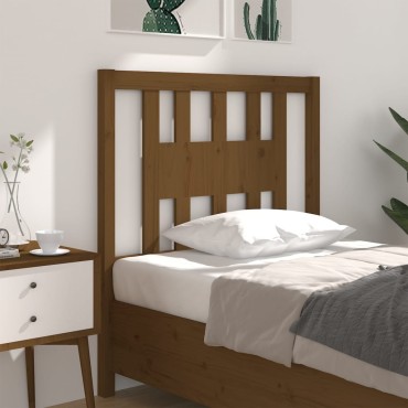 vidaXL Κεφαλάρι Μελί 96x4x100cm από Μασίφ Ξύλο Πεύκου 1 τεμ.