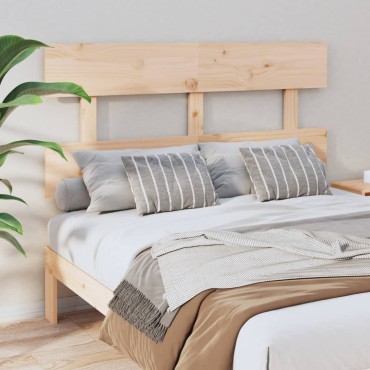 vidaXL Κεφαλάρι Κρεβατιού 184x3x81cm από Μασίφ Ξύλο Πεύκου 1 τεμ.