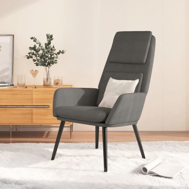 vidaXL Πολυθρόνα Relax Ανοιχτό Γκρι Υφασμάτινη 70x77x98cm 1 τεμ.