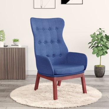 vidaXL Πολυθρόνα Relax Μπλε Υφασμάτινη 70x77x94cm 1 τεμ.