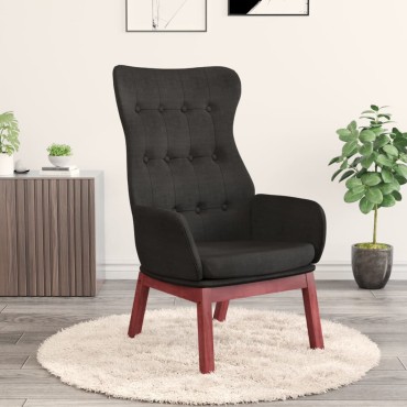 vidaXL Πολυθρόνα Relax Μαύρη Υφασμάτινη 70x77x94cm 1 τεμ.