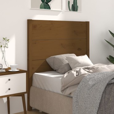 vidaXL Κεφαλάρι Μελί 81x4x100cm από Μασίφ Ξύλο Πεύκου 1 τεμ.