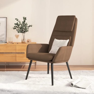 vidaXL Πολυθρόνα Relax Καφέ Υφασμάτινη 70x77x98cm 1 τεμ.