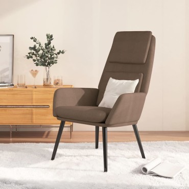 vidaXL Πολυθρόνα Relax Taupe Υφασμάτινη 70x77x98cm 1 τεμ.