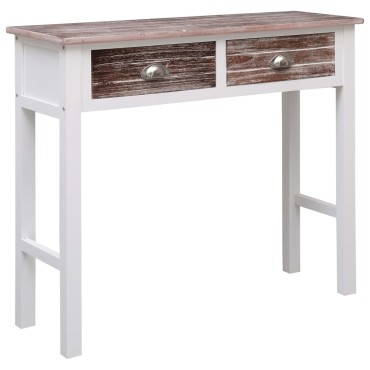 vidaXL Τραπέζι Κονσόλα Καφέ 90x30x77cm Ξύλινο 1 τεμ.