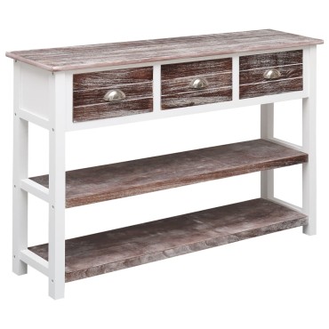 vidaXL Μπουφές Αντικέ Καφέ 115x30x76cm από Ξύλο 1 τεμ.