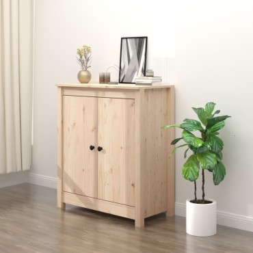 vidaXL Ντουλάπι 70x35x80cm από Μασίφ Ξύλο Πεύκου 1 τεμ.