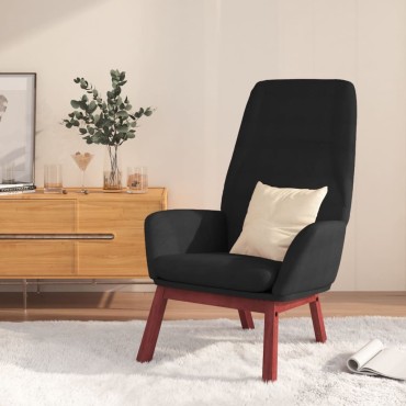 vidaXL Πολυθρόνα Relax Μαύρη Υφασμάτινη 70x77x94cm 1 τεμ.