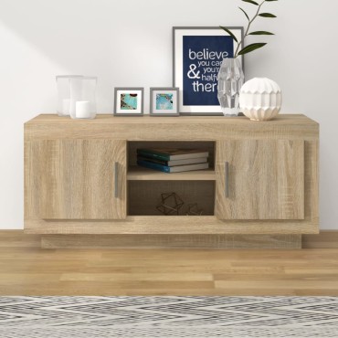 vidaXL Έπιπλο Τηλεόρασης Sonoma Δρυς 102x35x45cm Επεξεργ. Ξύλο